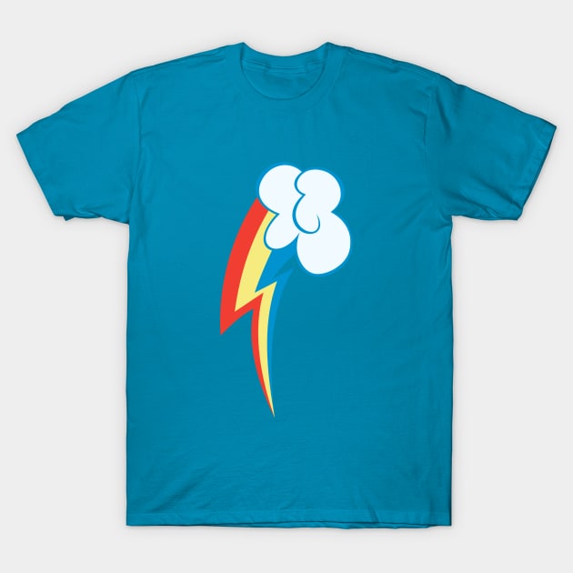 Rainbow Dash Cutie Mark T-Shirt by ariados4711